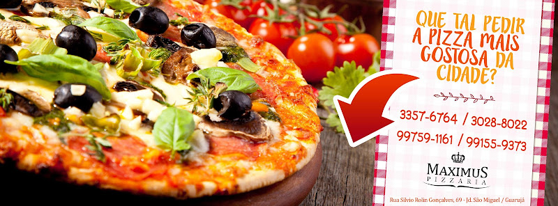 Maximus Pizzaria, Delivery de Pizzas, Lanches, Comida Japonesa, Bebidas entrega no Guarujá foto 1